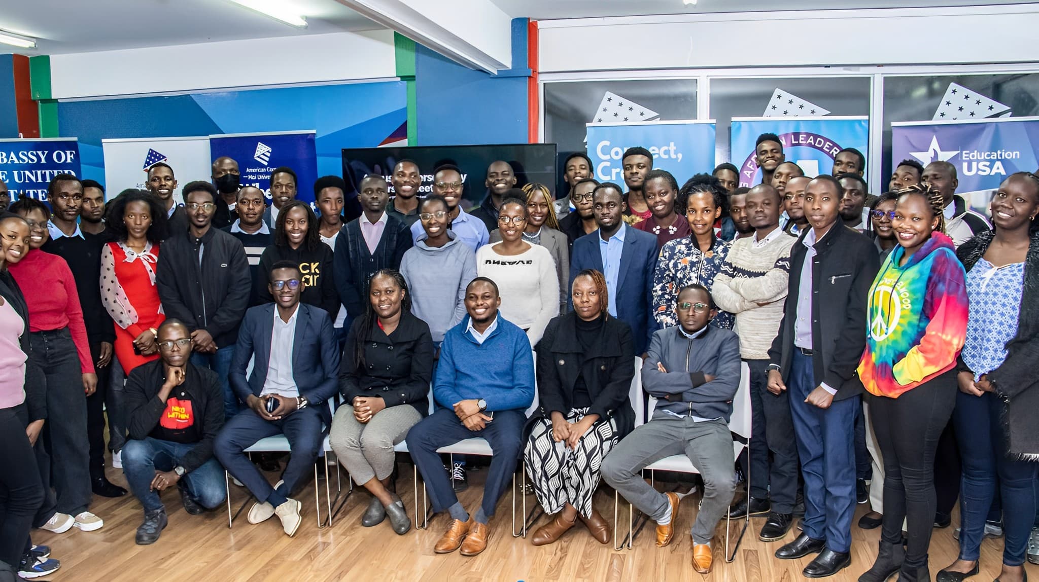 The Ongoza Cyber Hub community at an early meetup